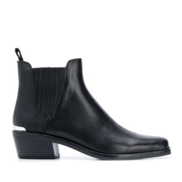 DKNY Chelsea black leather booties 10US - Picture 5 of 5
